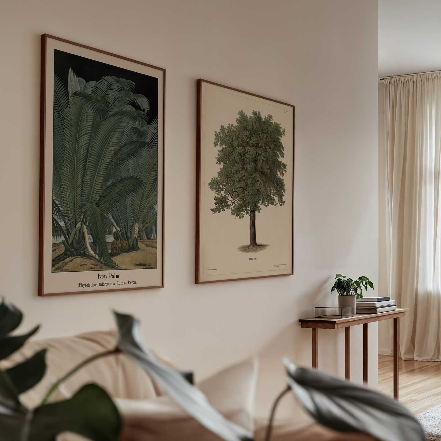 Ivory Palm av Vintage Vista Designs