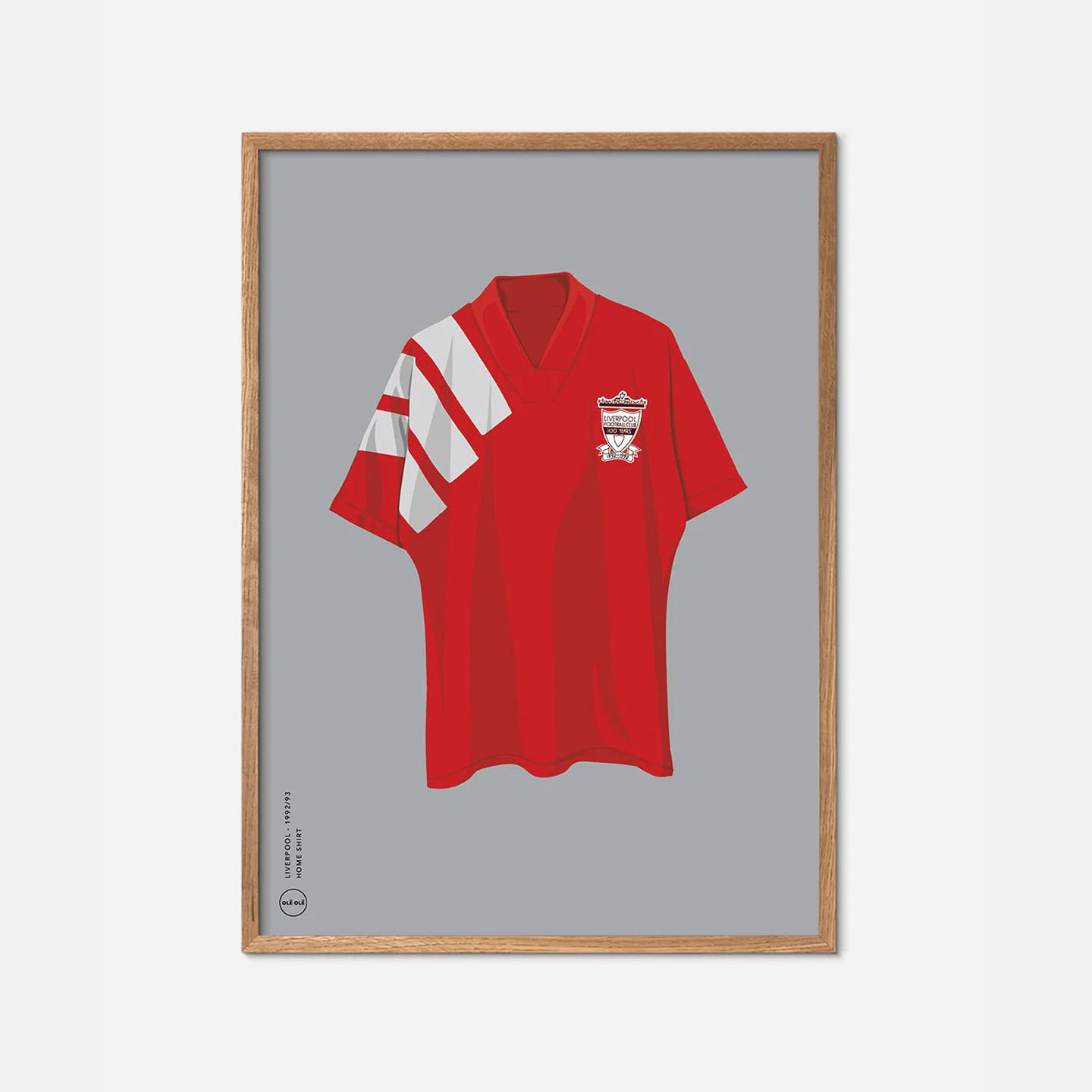 Liverpool Home Shirt 1992/93 Av Olé Olé