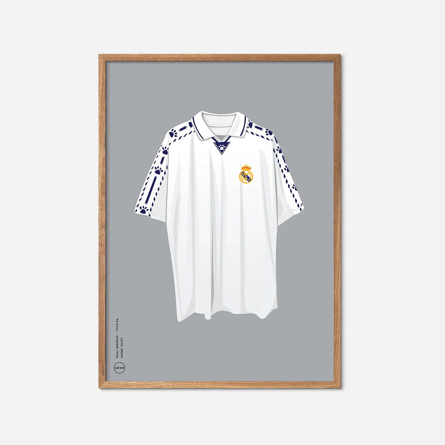 Real Madrid Home Shirt 1994/96 Av Olé Olé