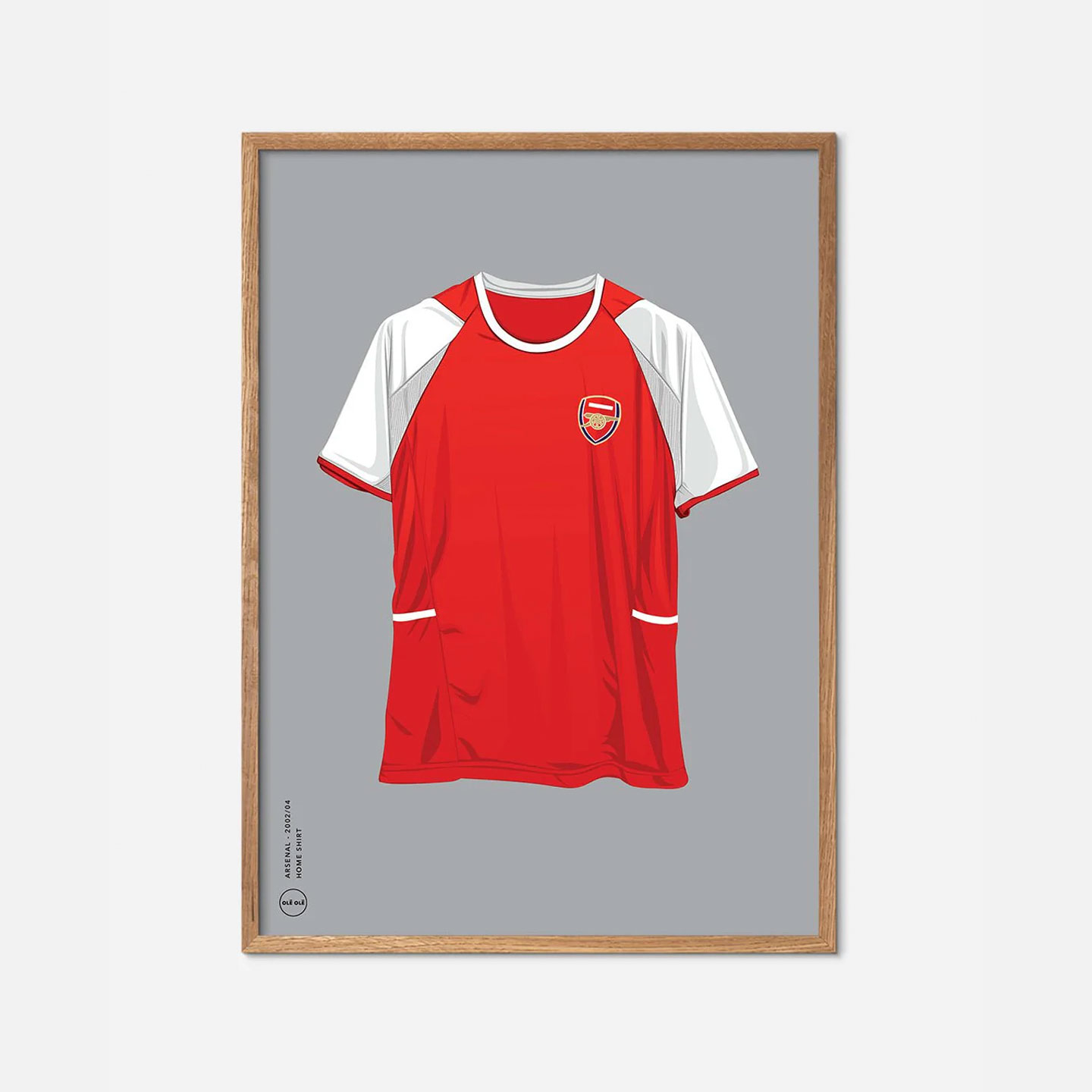 Arsenal Home Shirt 2002/04 Av Olé Olé