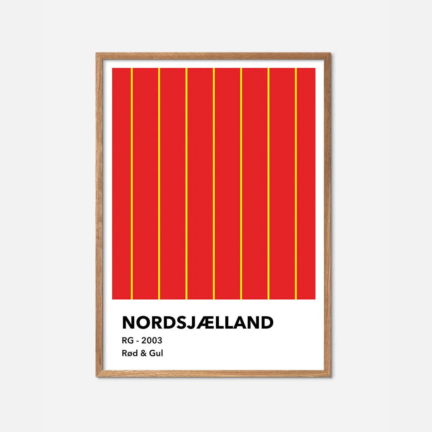 Nordsjælland - Rød & Gul av Olé Olé