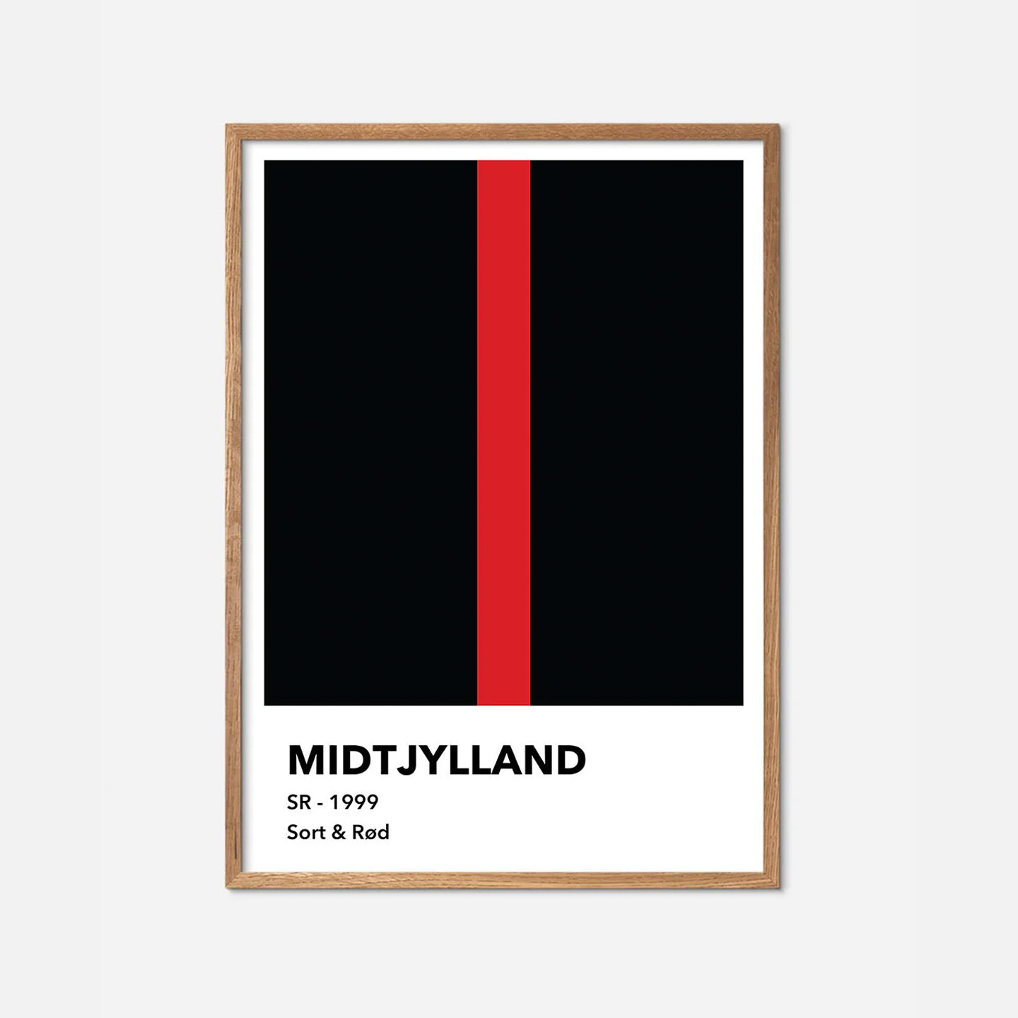 Midtjylland - Sort & Rød av Olé Olé