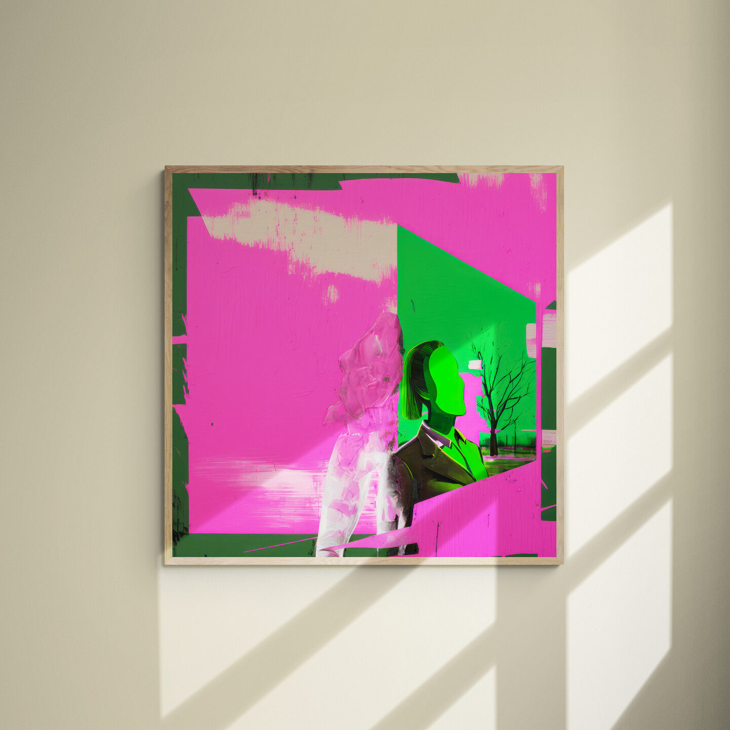 The woman behind the green screen av Yoma.emptylands
